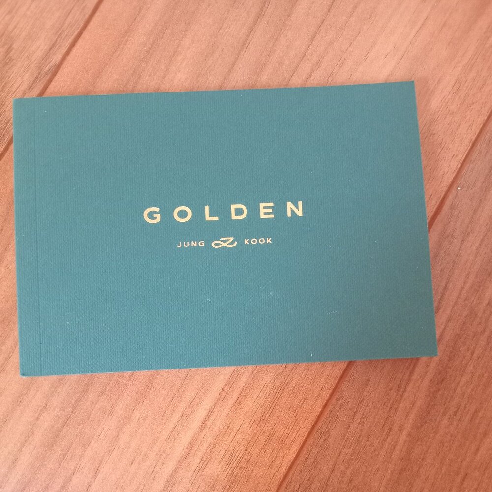 BTS Jungkook Golden Photobook.